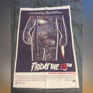 Friday the 13th Movie Poster Cloth Foldable